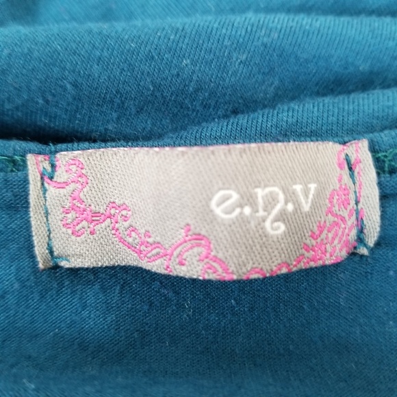 E.N.V Women's S Gathered Waist with Metallic Belt - Picture 5 of 6